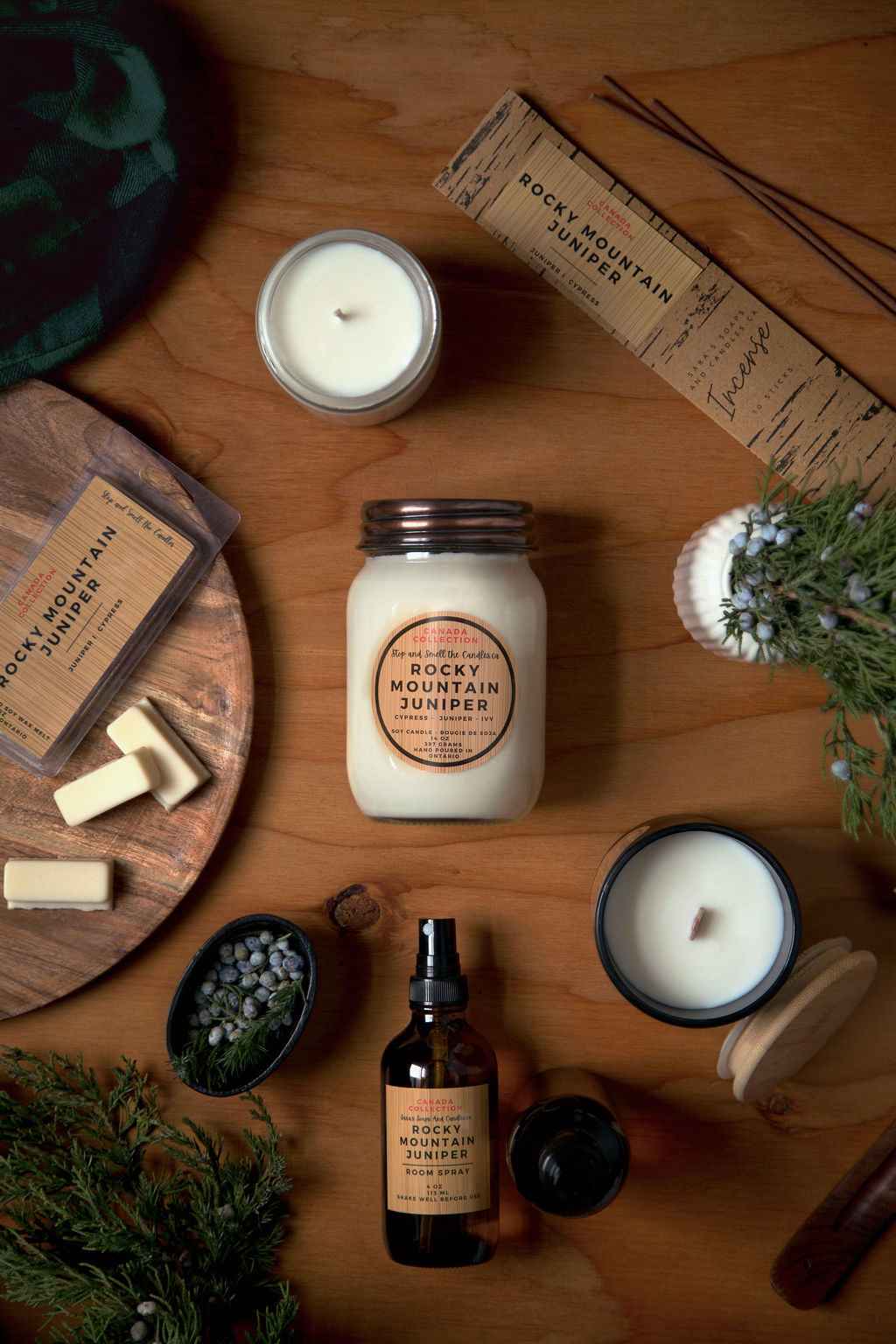 Rocky Mountain Juniper: 14oz Soy Candle