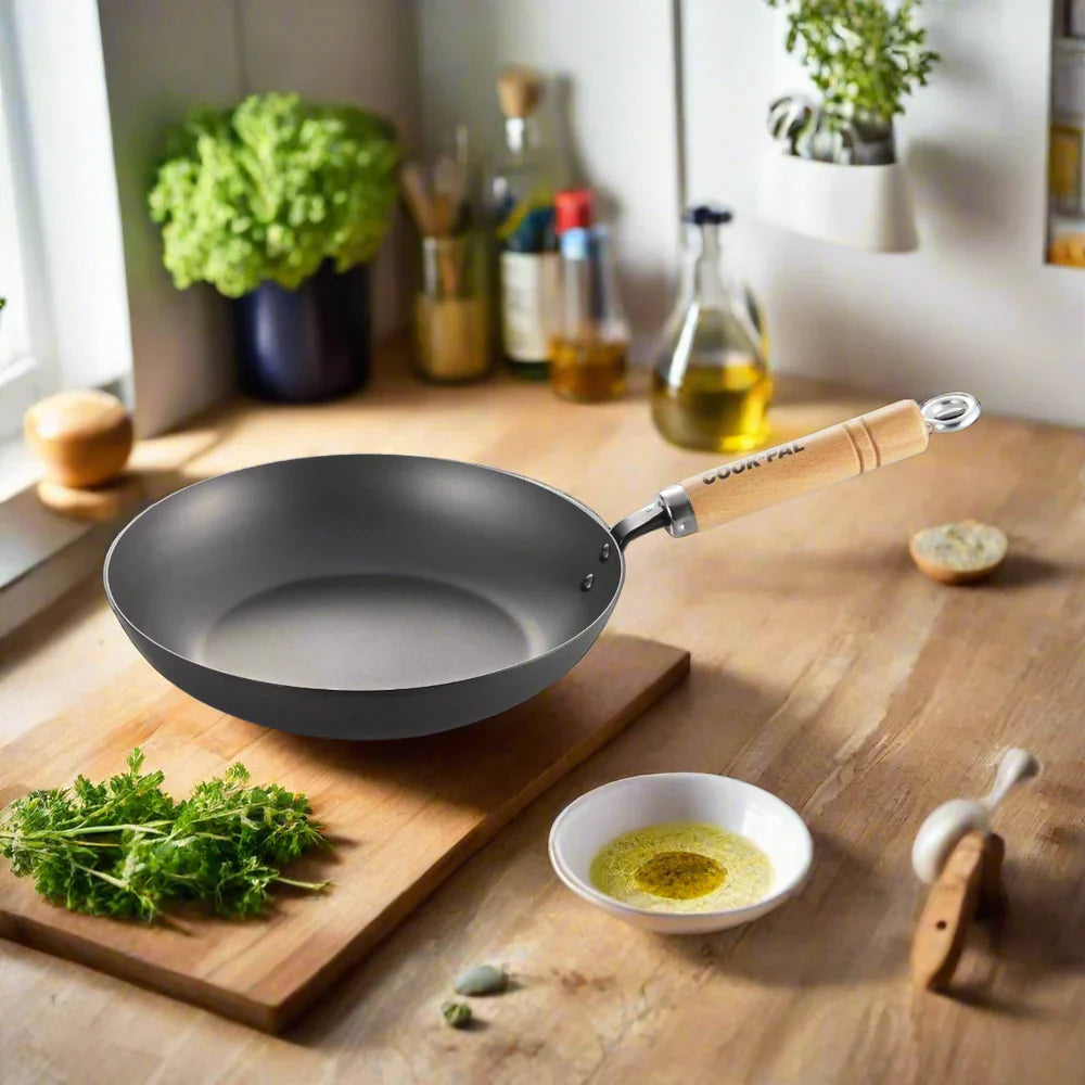 YOSHIKAWA COOK-PAL REN FRY PAN 16CM – NITRIDED CARBON STEEL JAPAN