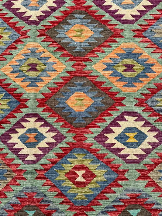 Afghan Maimana Kilim Rug | 5' 10" x 8' 5"