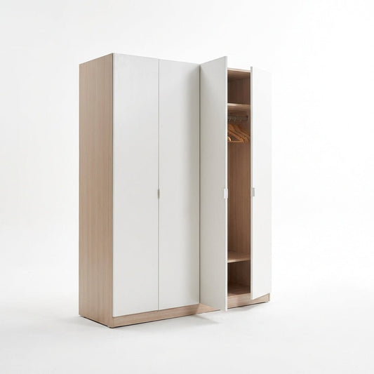 Monza 4-Door Wooden Wardrobe