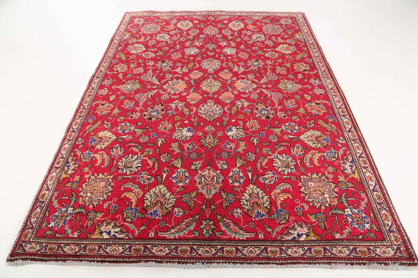 Persian Tabriz Rug | 6' 1" x 8'