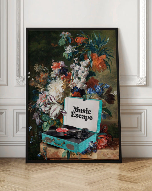 Wall art Music Escape Canvas Print