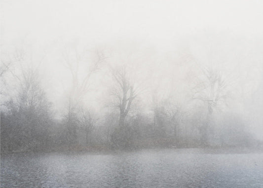 Wall art Misty landscape