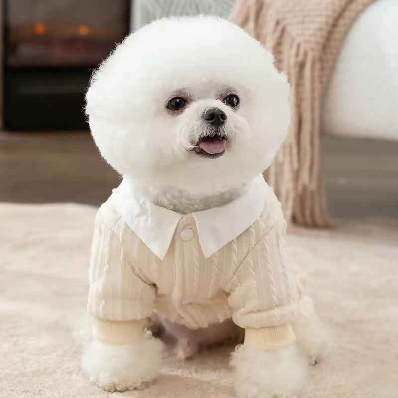Samuel School Outfit for Dogs – Matching Dog Dress and Sweater Set