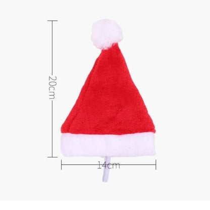 Classic Santa Dog Hat | Holiday Pet Hat Accessory