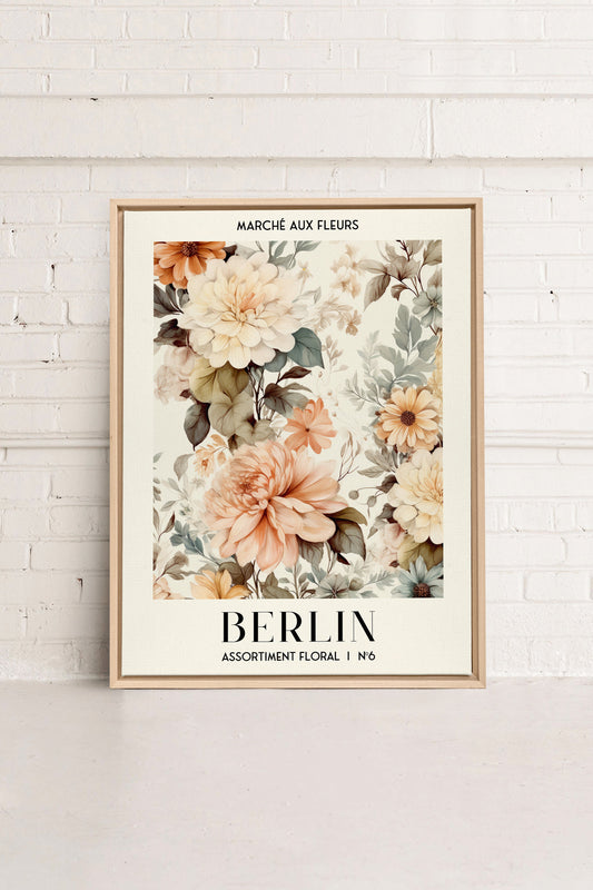 BERLIN, Oeuvre sur toile étirée