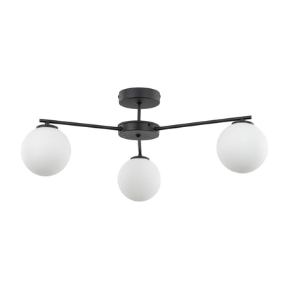 ELTON Black Scandinavian Ceiling Lamp 3 - AURABAGS SHOP