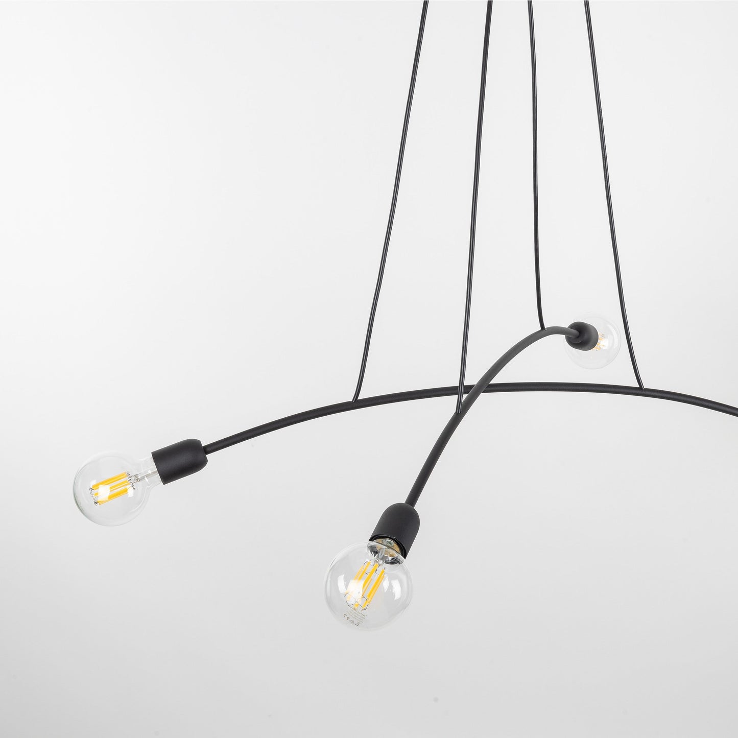 HELIX Black Minimalist Pendant Light 4  (Clearance) - AURABAGS SHOP