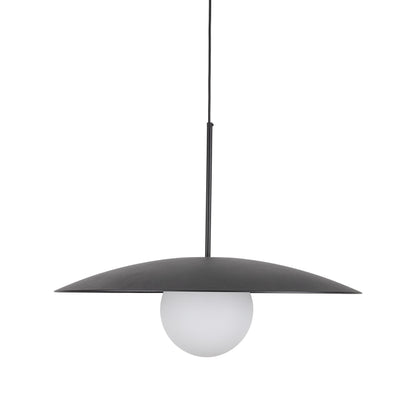 SLATE Mid-Century Modern Wide Dome Pendant Light for Kitchen Island & Dining Table - AURABAGS SHOP