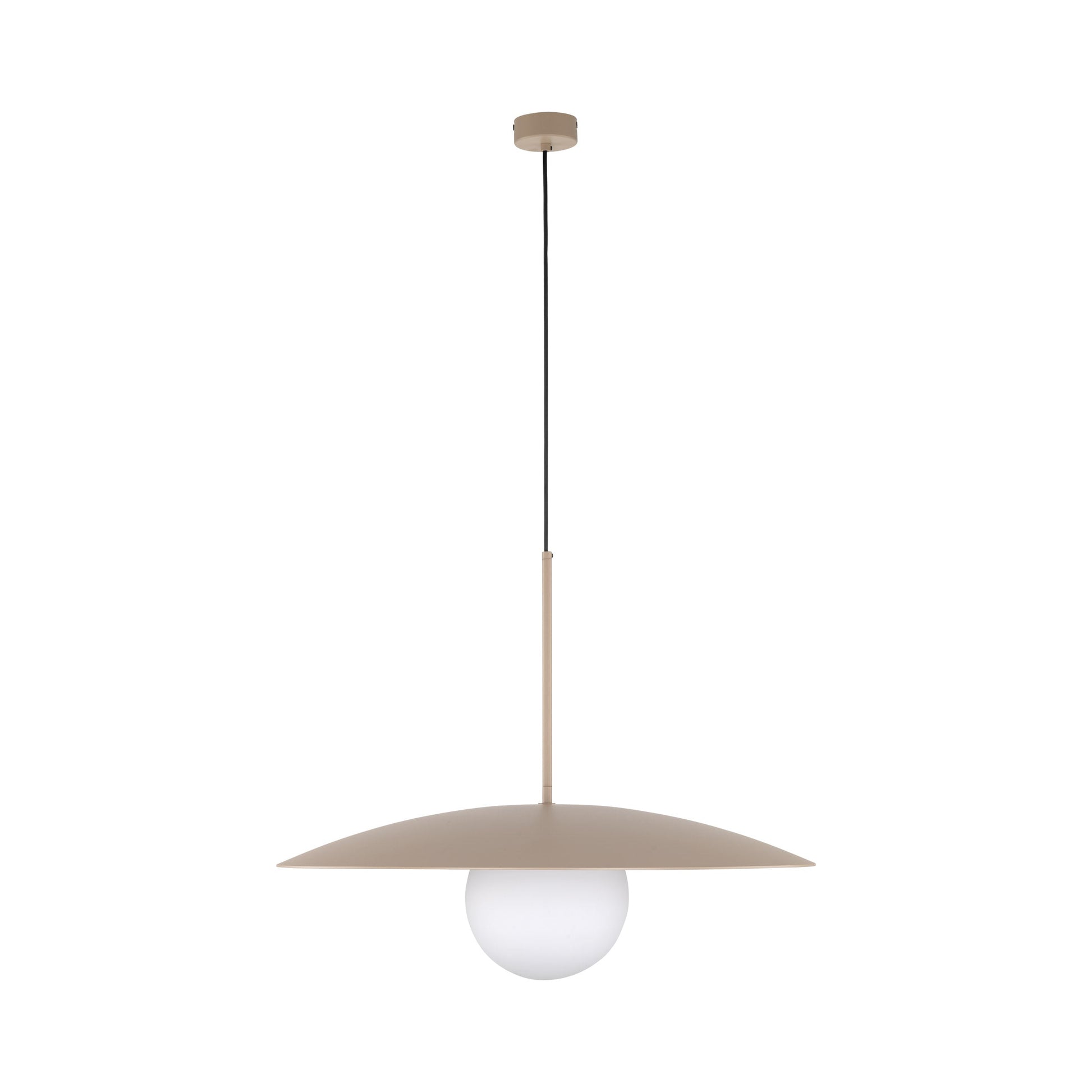 SLATE Mid-Century Modern Wide Dome Pendant Light for Kitchen Island & Dining Table - AURABAGS SHOP