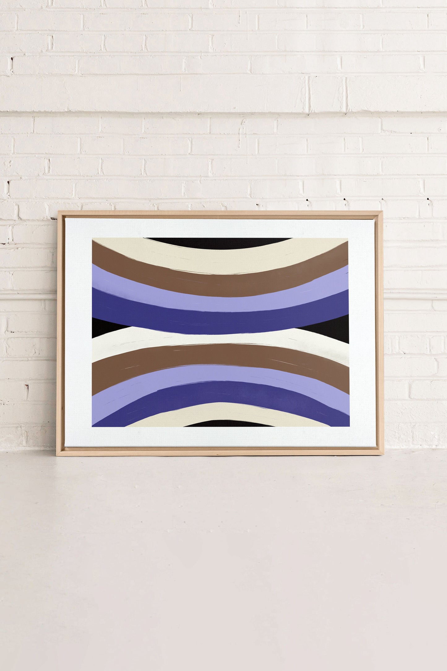 FLOW OF SHADES, Oeuvre sur toile étirée