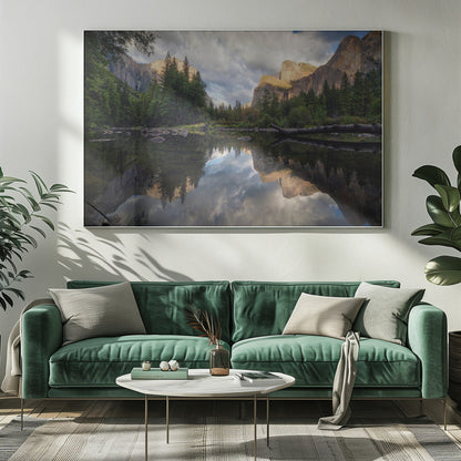 Wall art Time. Landscape