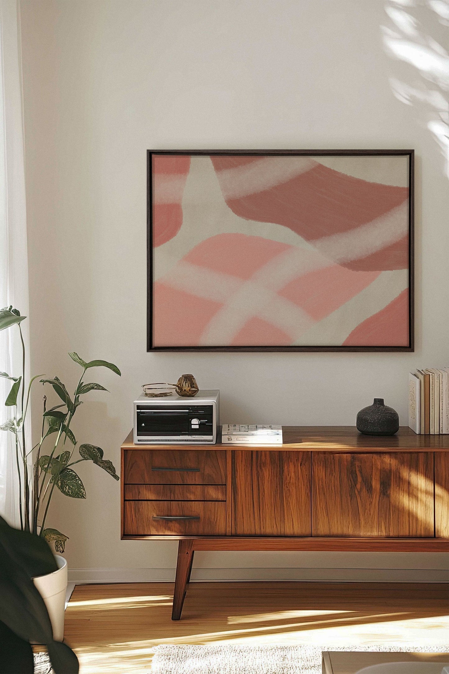 ROSY GLOW, Oeuvre sur toile étirée