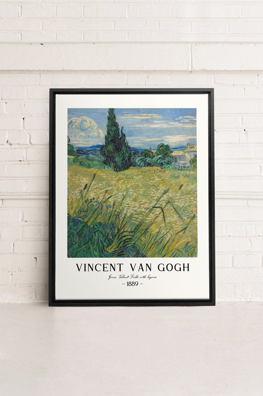GREEN WHEAT FIELD, Oeuvre sur toile étirée