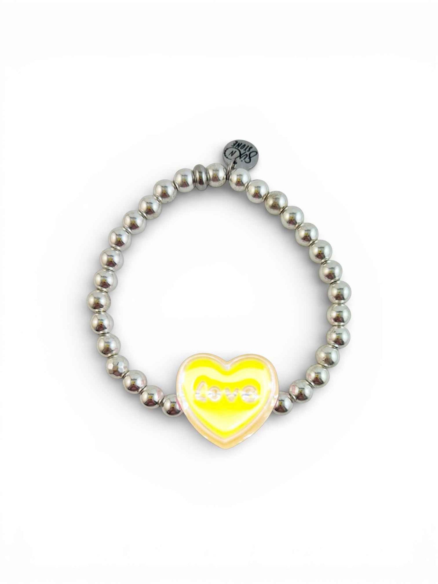 Sweetheart Hematite Bracelets - Mom and Mini