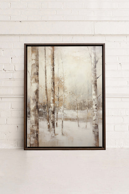 Winter Essence, Oeuvre sur toile étirée