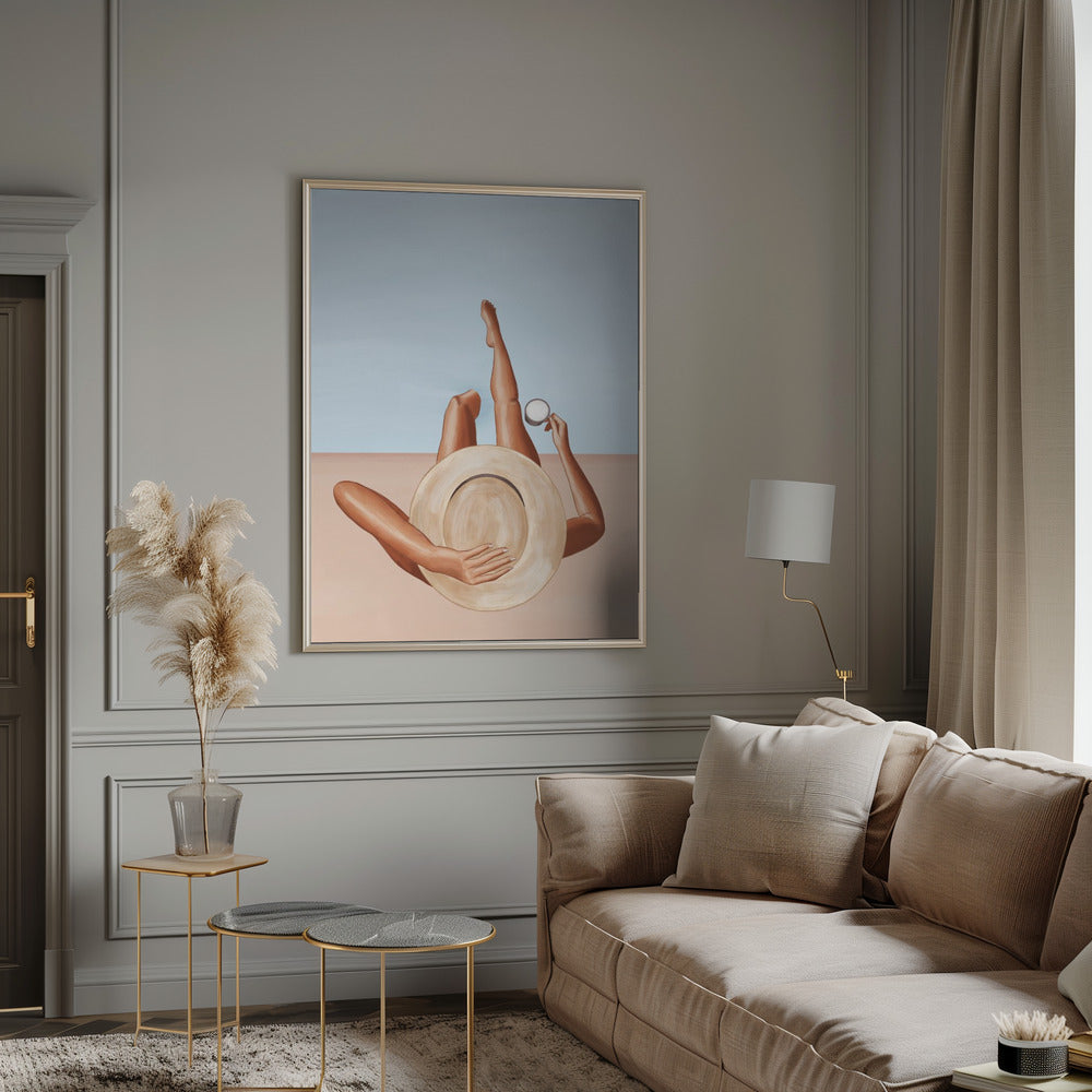 Wall art Poolside Girl