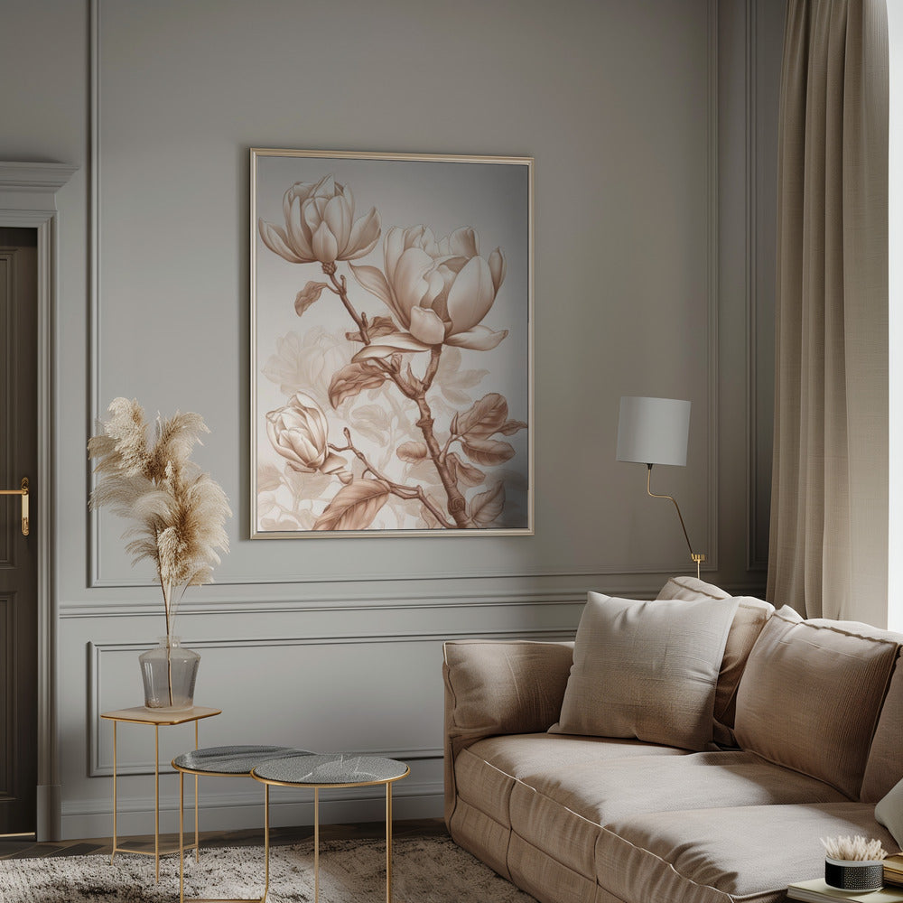 Beige Flowers 3