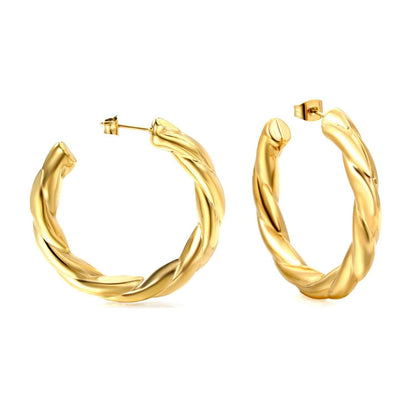Twist of Gold Earrings