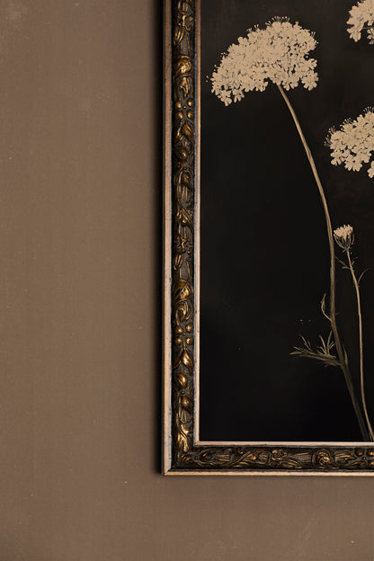 FLEURS DE MINUIT, CADRE VINTAGE BRONZE