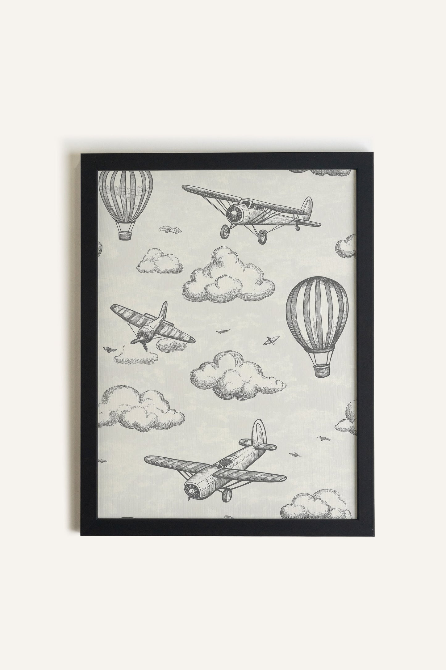 CIEL D’AVENTURE, Toile rigide encadrée