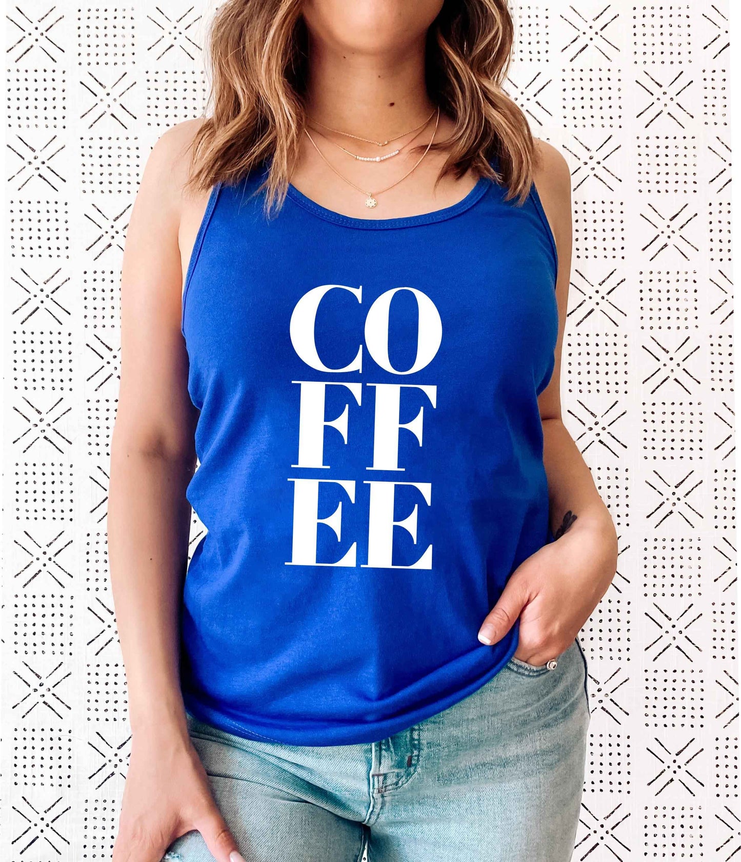 Coffee Racerback Tank Top