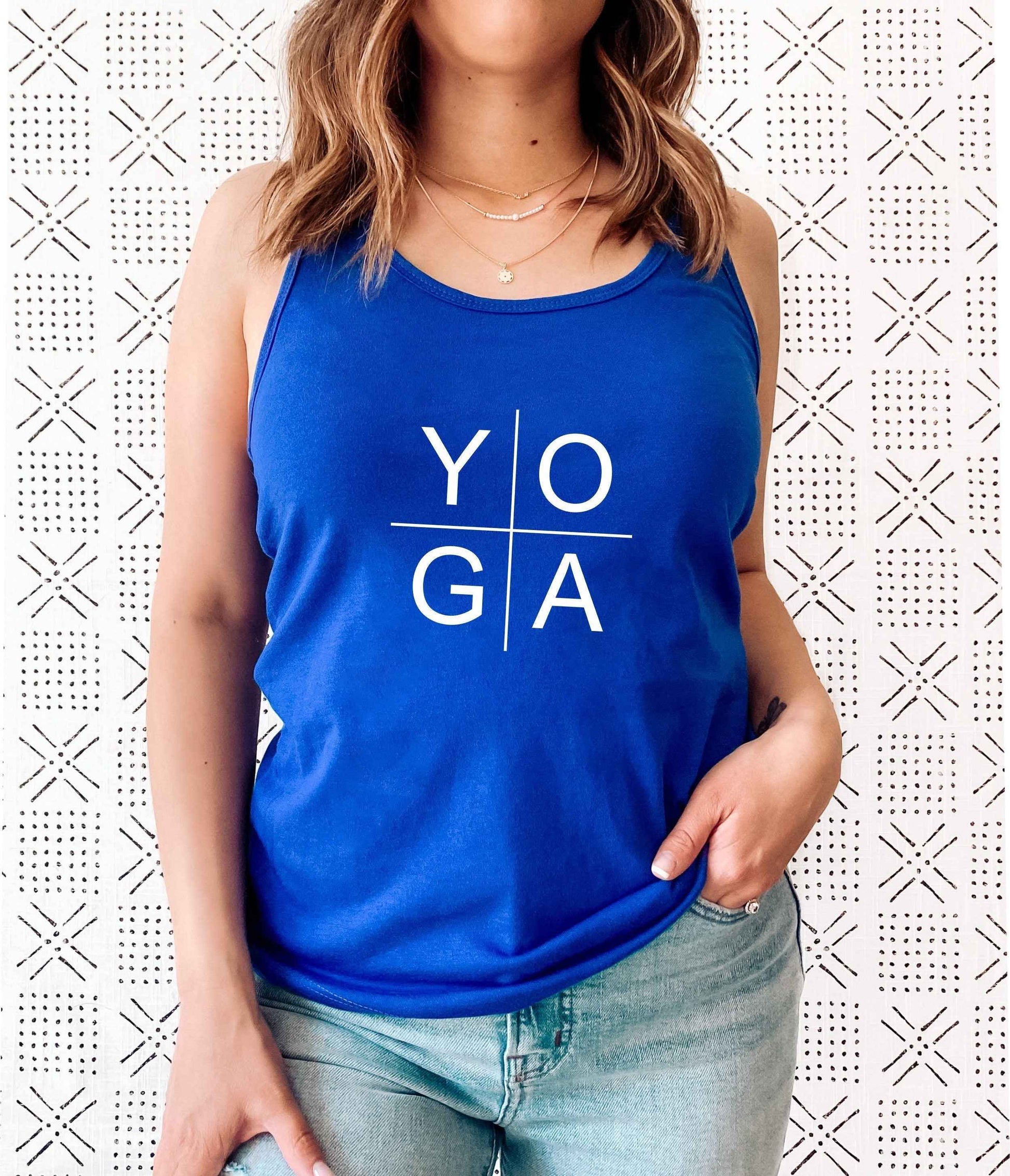 Abstract YOGA Tank Top