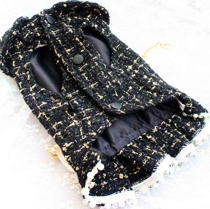 Dog Dress Set | Coco Chewnel Dog Dress with Purse