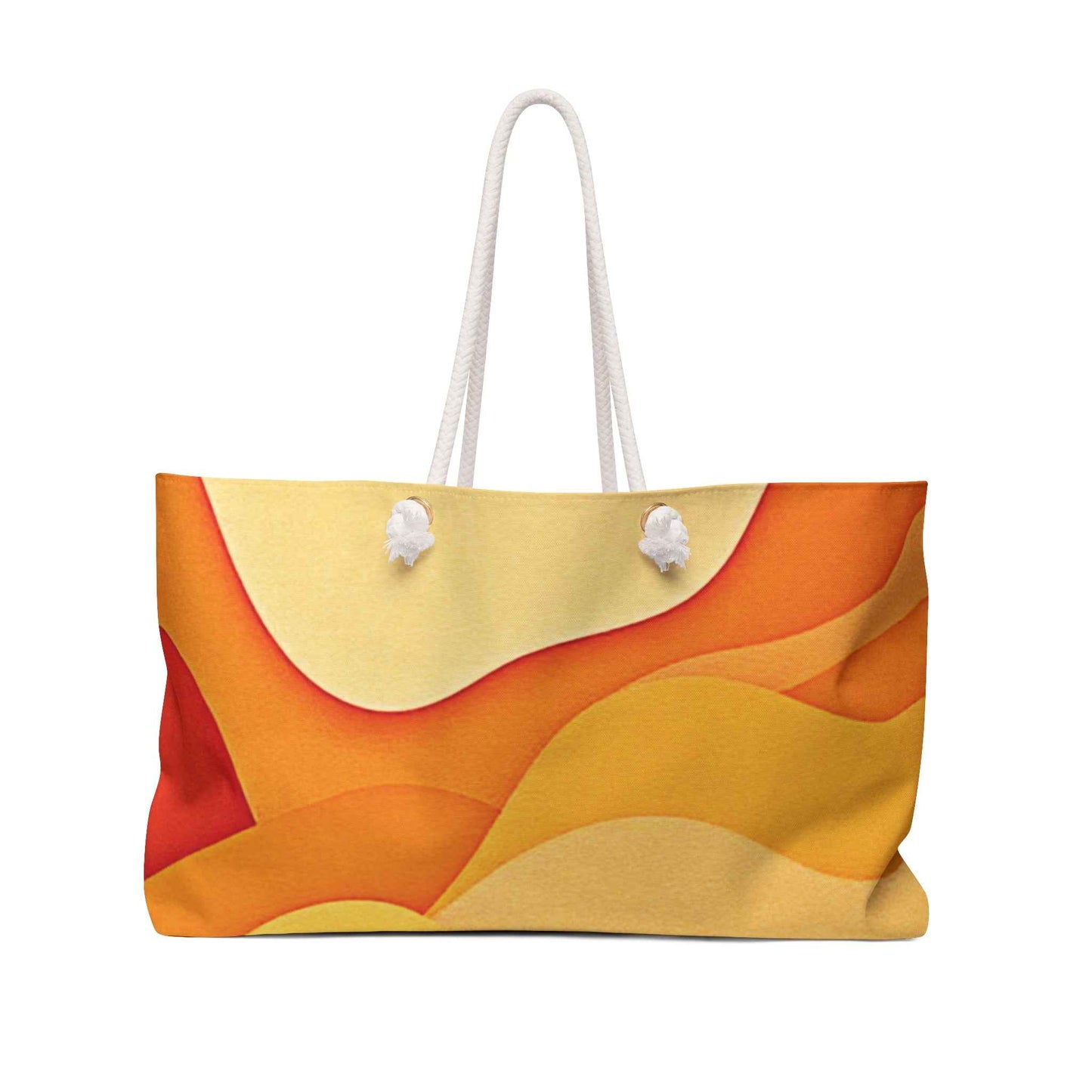 Abstract Color Wave Weekender | Beach Tote Bag | Large Tote Bag