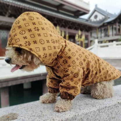 Chewy Vuitawn Dog Sweater – Luxury Knit Outfit for Dogs