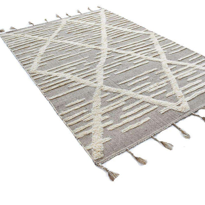 Rain Woven Wool 6X9 Rug
