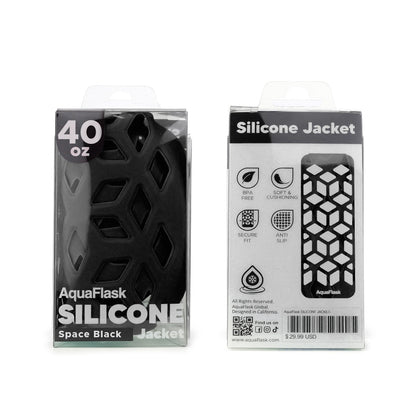 AquaFlask 40oz Silicone Sleeve – Durable, Non-Slip & Stylish Bottle Protector