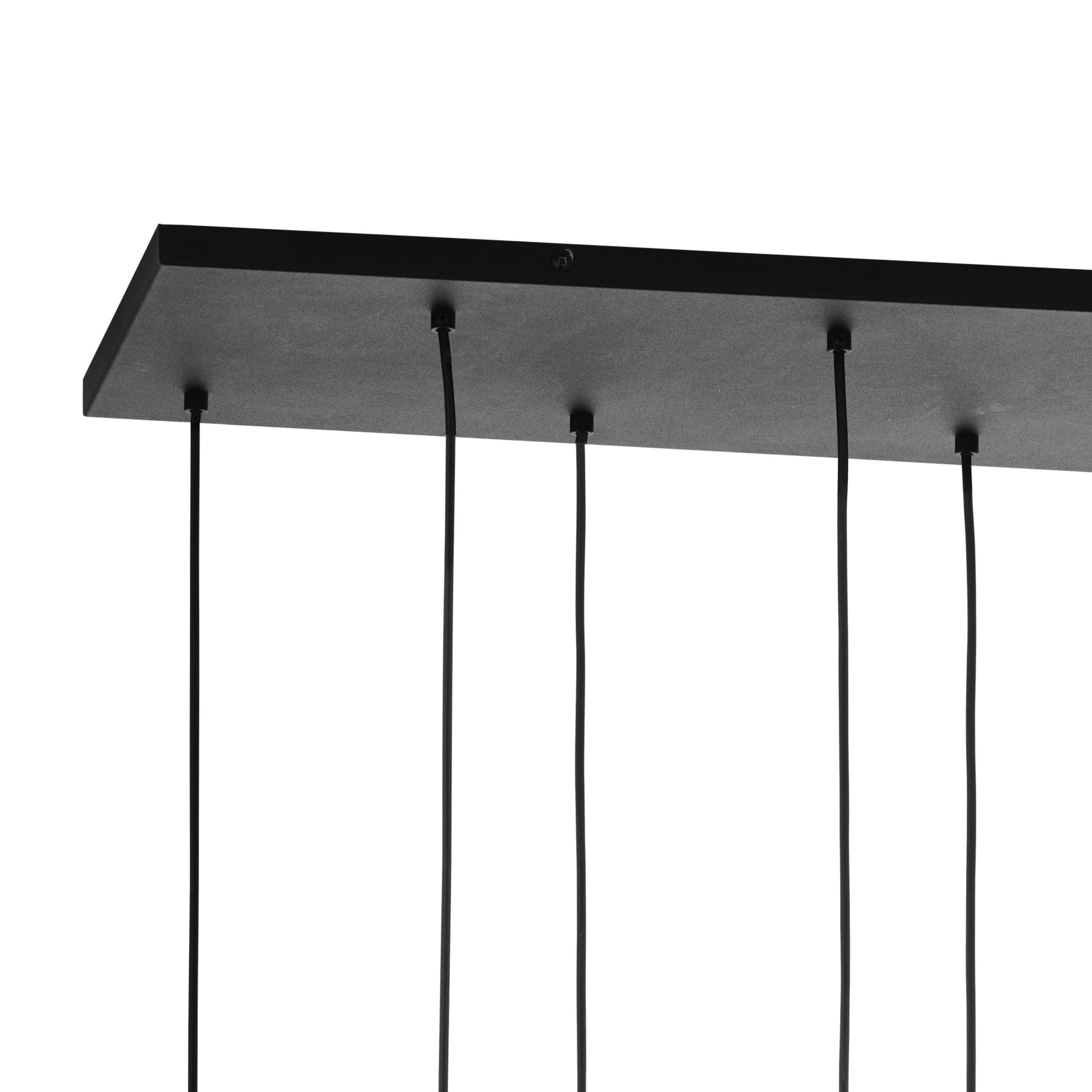 CUBUS Graphite Glass Scandinavian Pendant Light Fixture for Kitchen Island, Dining Room & Living Room (8-Light) - AURABAGS SHOP