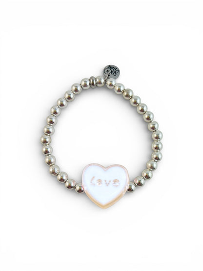 Sweetheart Hematite Bracelets - Mom and Mini