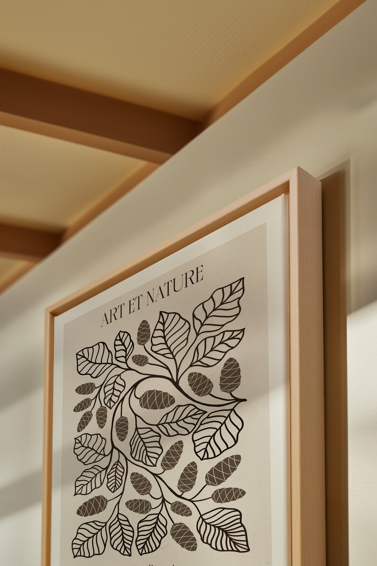ART ET NATURE, Oeuvre sur toile étirée