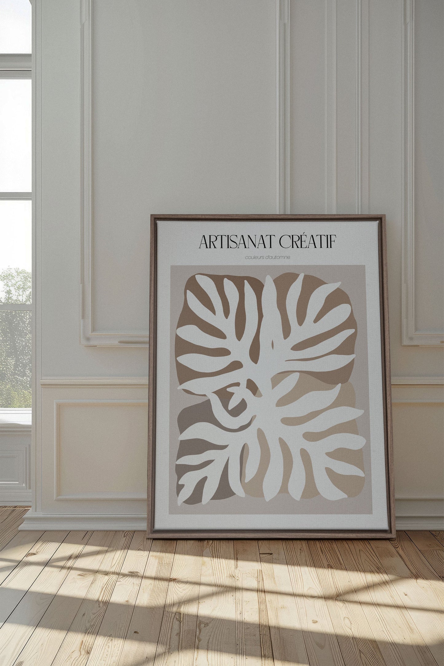 ARTISANAT CRÉATIF, Oeuvre sur toile étirée