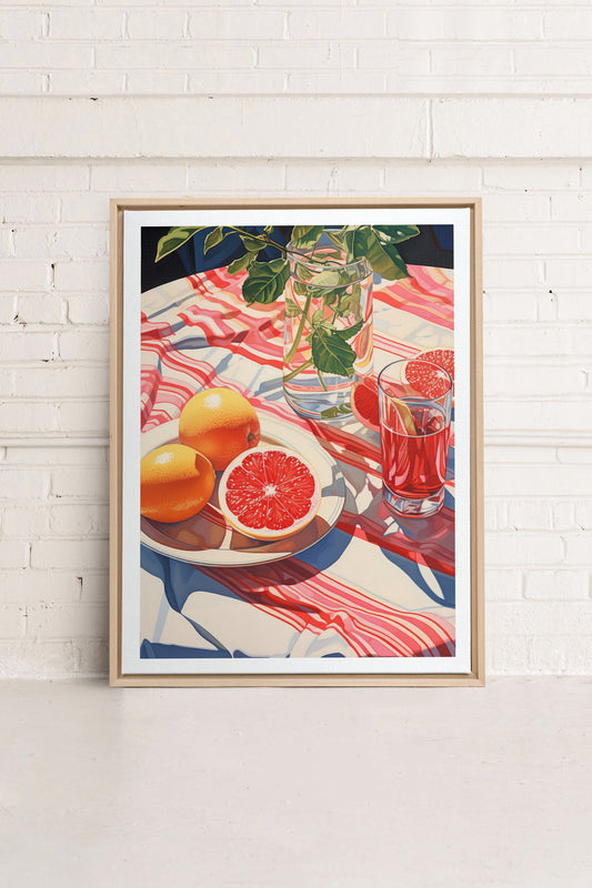 PICNIC HAVEN, Oeuvre sur toile étirée