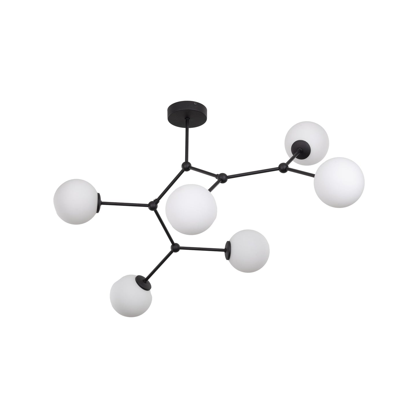 FAIRY Black Scandinavian Ceiling Lamp 6 - AURABAGS SHOP