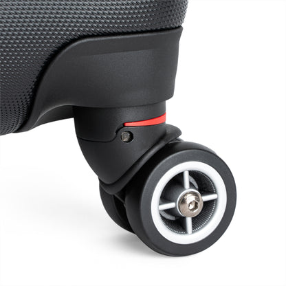 Neon Heart Suitcase - Bright Pink & Yellow LED-Look Carry-On Travel Luggage