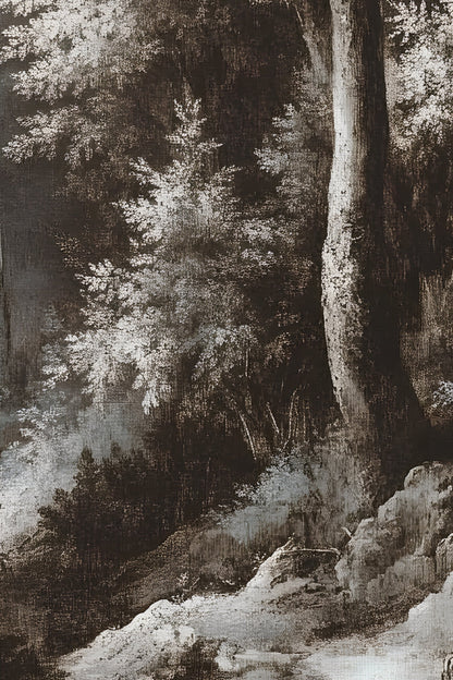FORÊT OUBLIÉE, CADRE VINTAGE ARGENT