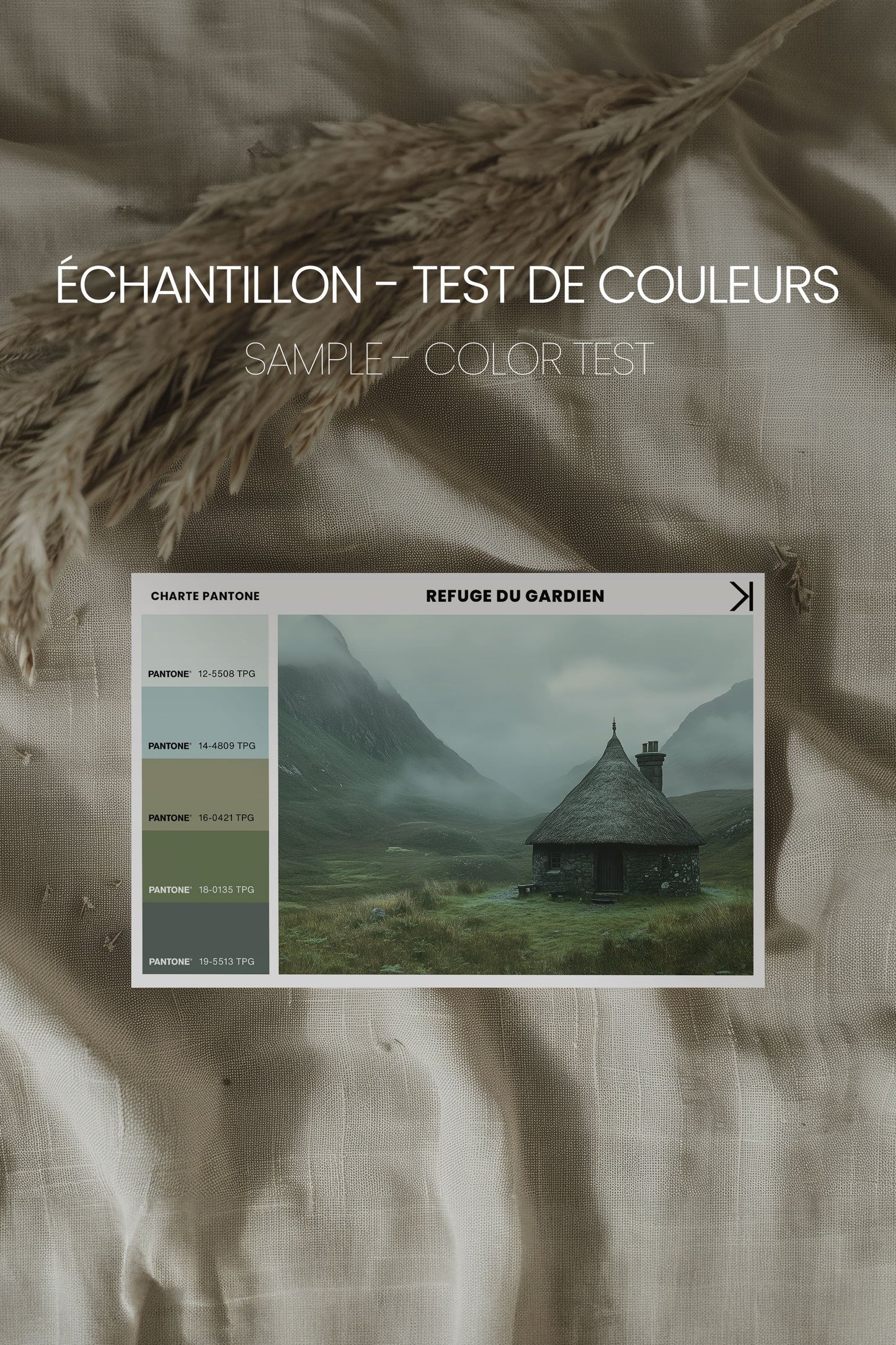 REFUGE DU GARDIEN, Oeuvre sur toile étirée