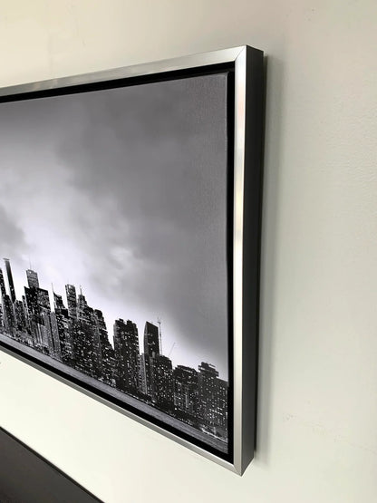 Toronto and CN tower in Black and White- Cities Skyline