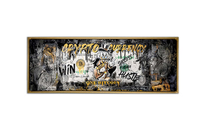 Wall art-Bitcoin Pop art-Canvas Printed