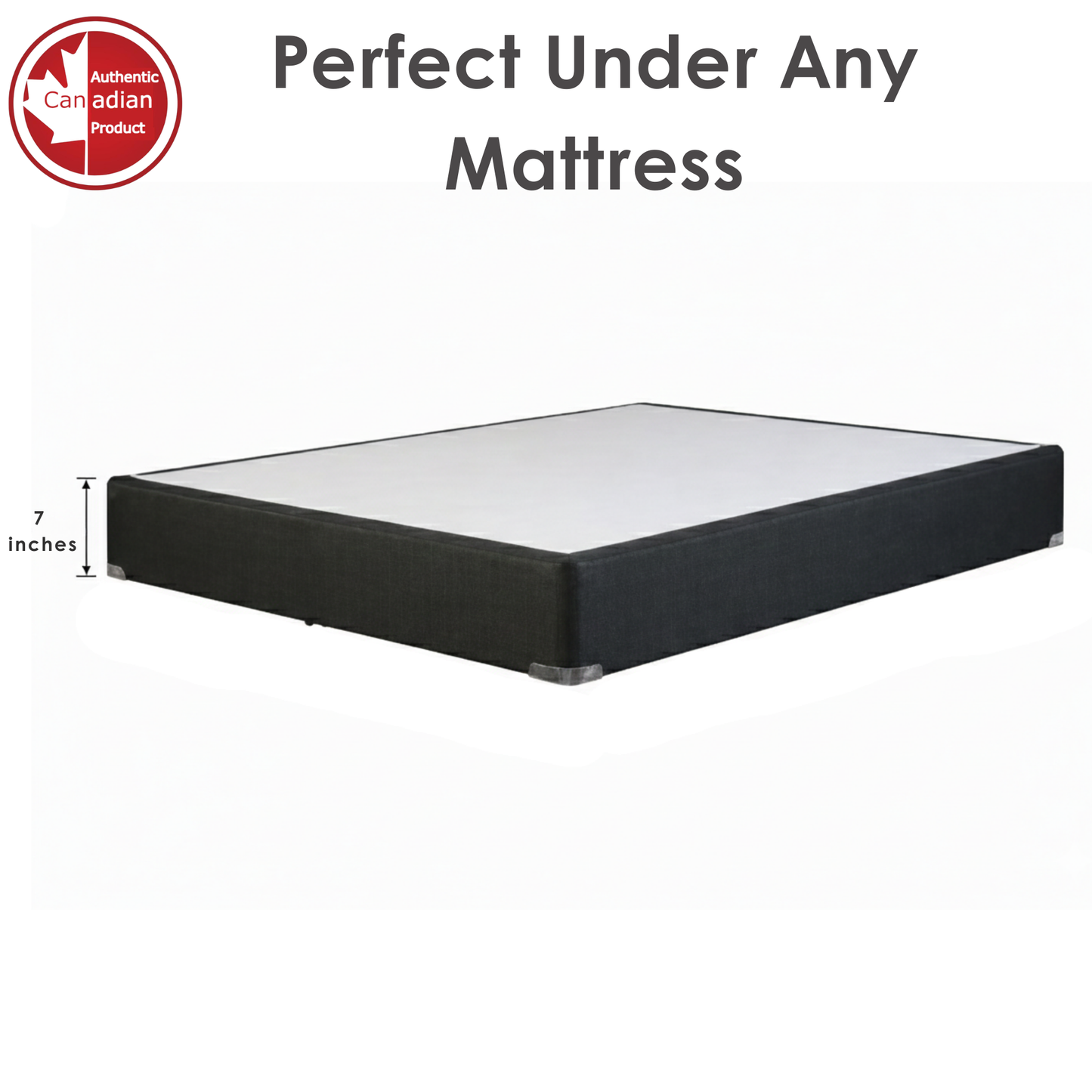 UltraFlex® INSPIRE Mattress and BoxSpring Set Orthopedic Luxury Gel Memory Foam, Optimal Comfort, Breathable, Eco-friendly Mattress (Made in Canada)