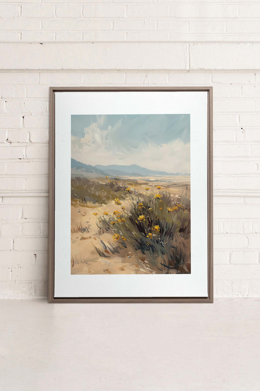 GOLDEN PATHWAY, Oeuvre sur toile étirée