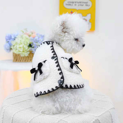 Zelda Vest – Luxury Fur-Trim Dog Vest