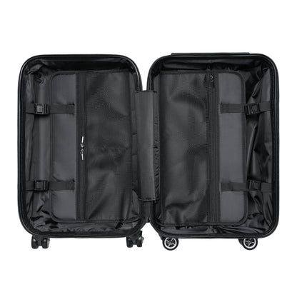 Floral Leaves Carry-On Suitcase – Colorful Tropical Travel Luggage