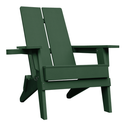 Adirondack Polymer Outdoor Folding Chair with Cupholder - AURABAGS SHOP