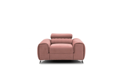 Laurence Modern Accent Chair - Plum