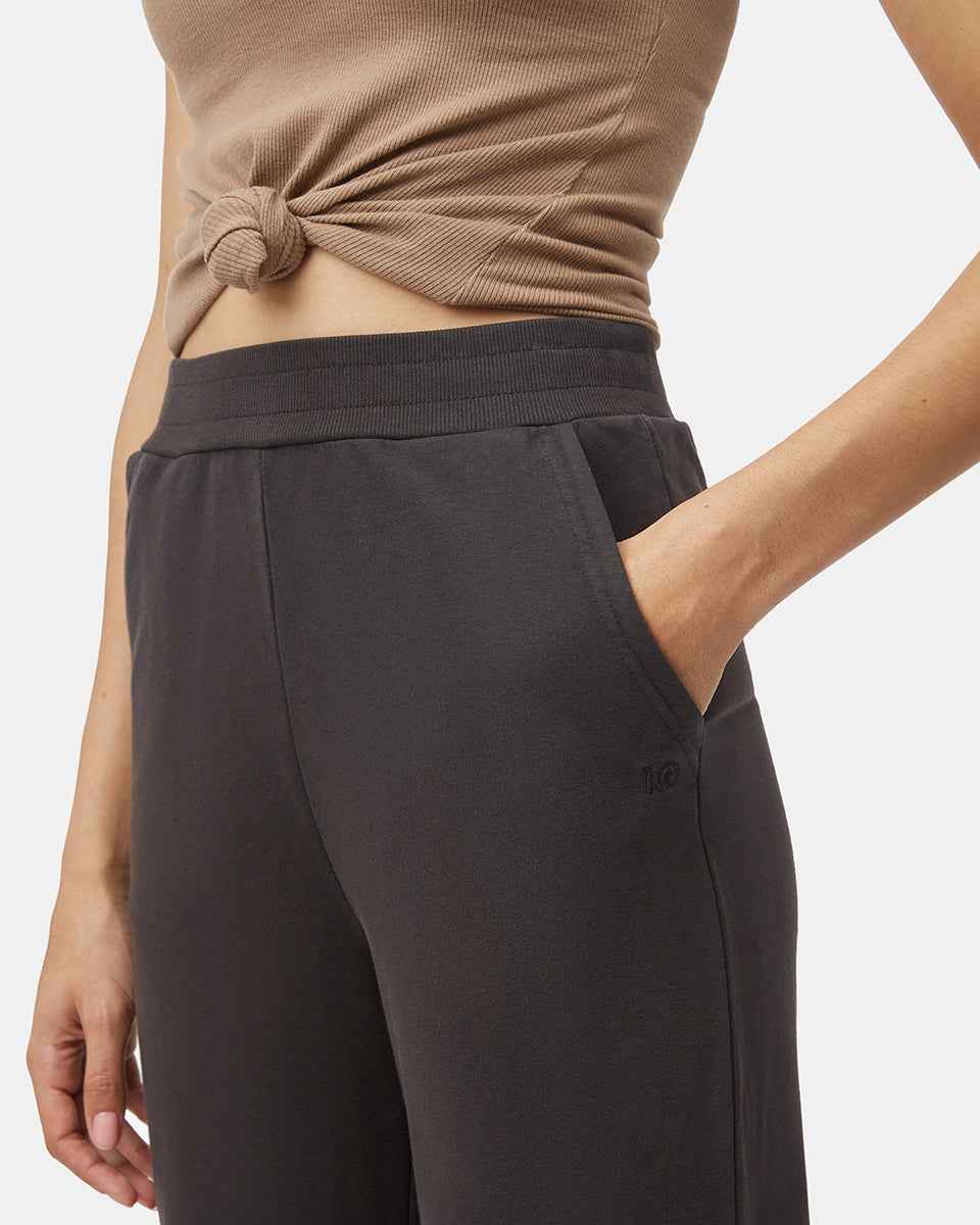 French Terry Wide Leg Sweatpant